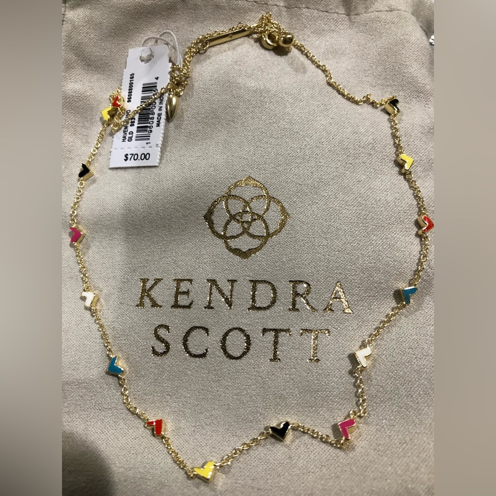 Kendra Scott Haven Gold Strand Necklace (NWT)